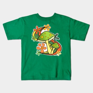 Groovy mushrooms Kids T-Shirt